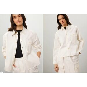 Silk Laundry Canvas Overshirt‎ Jacket